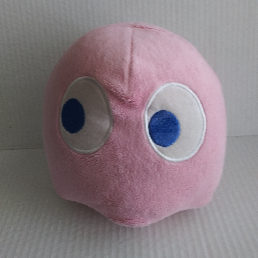 Pinky Ghost from Ms Pac-Man 7" Plush Stuffed Toy by Bandai Namco